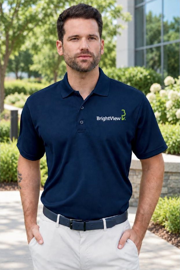 Men’s Vansport by Vantage Omega Solid Mesh Tech Polo
