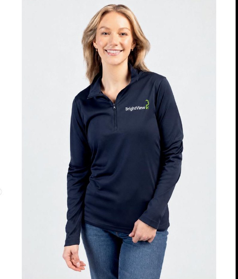Women’s Clique Spin Solution-dyed Performance Interlock Half Zip